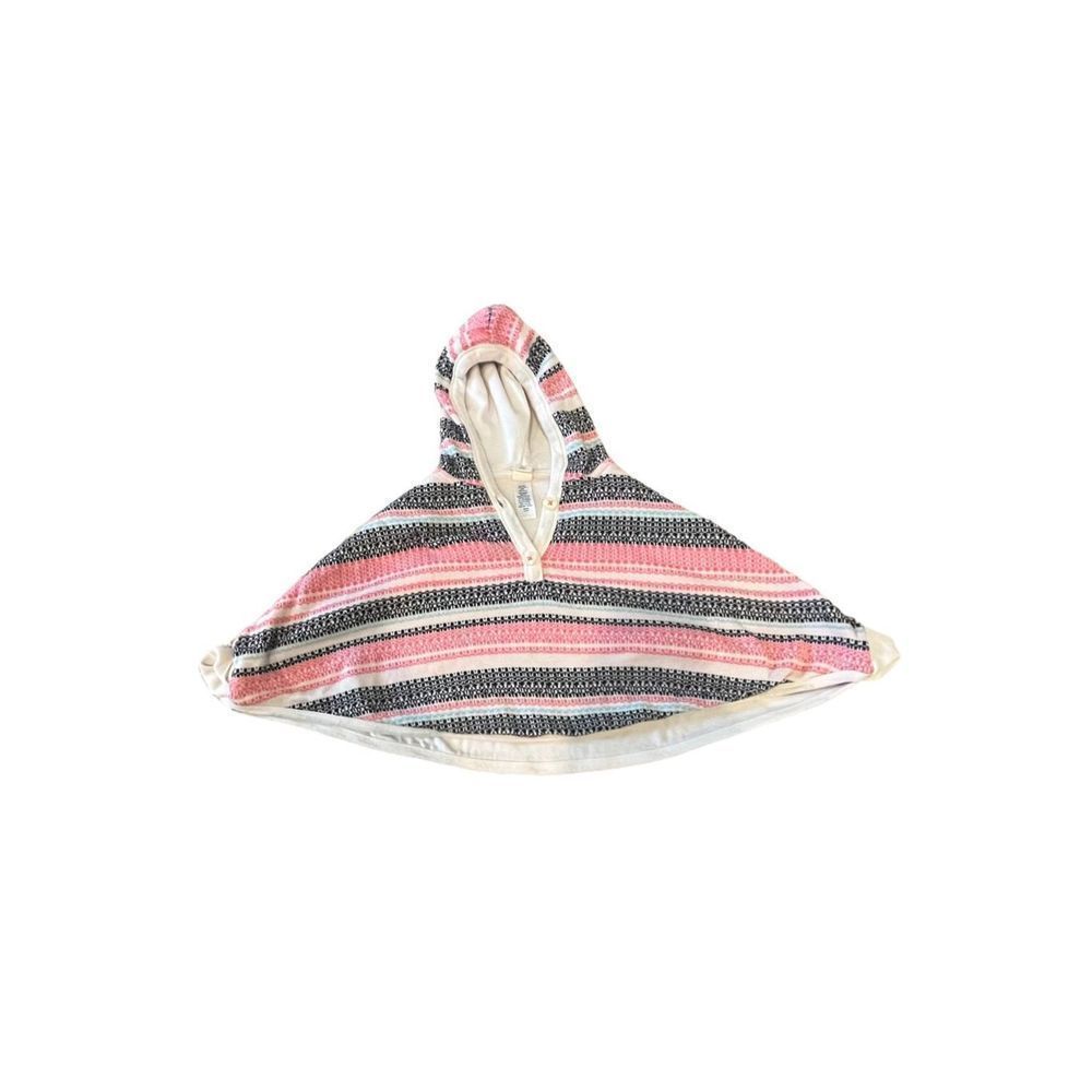 Tucker + Tate Girls’ Cotton Striped Poncho - Size 12-24 Months